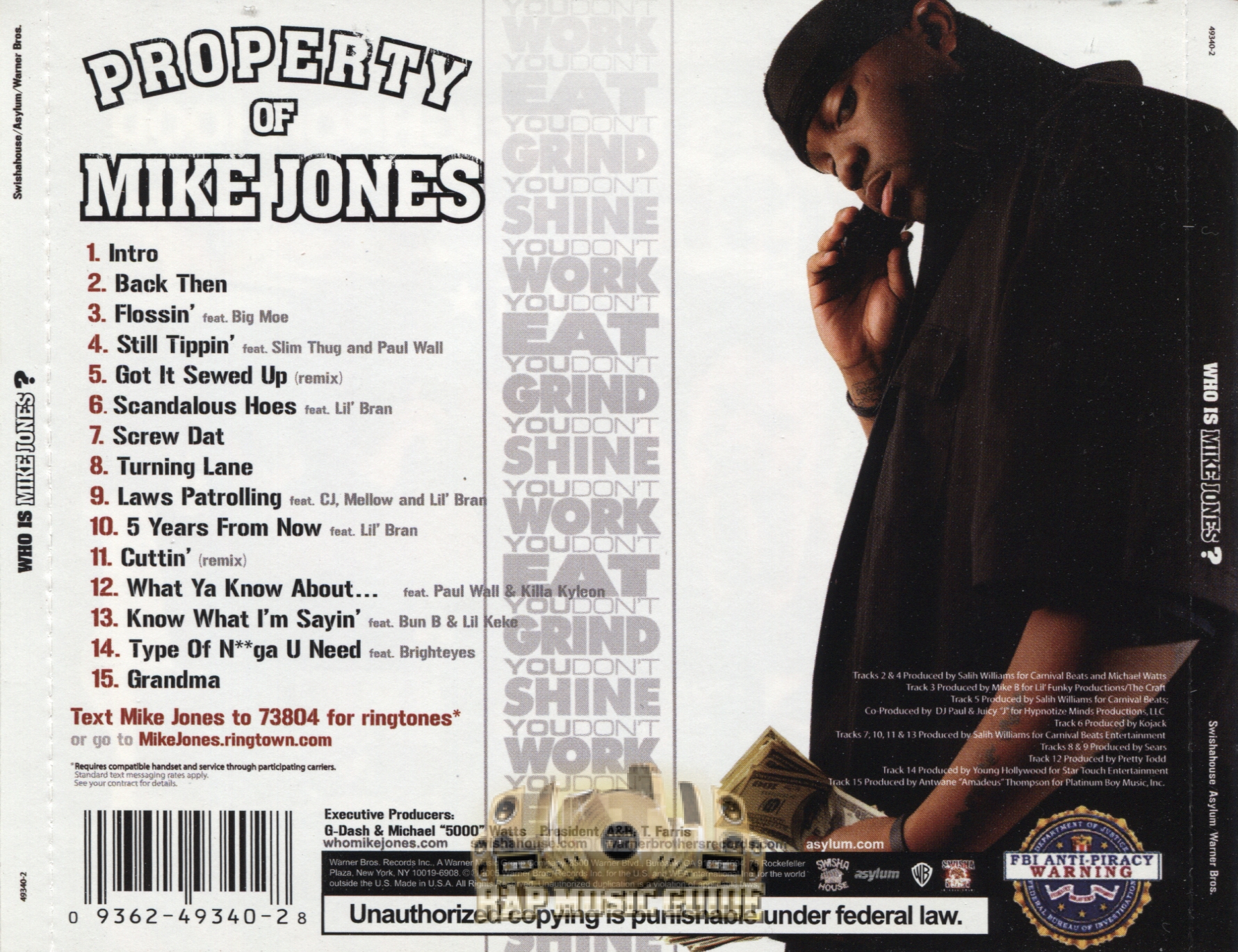 Mike Jones Who Is Mike Jones CD Rap Music Guide